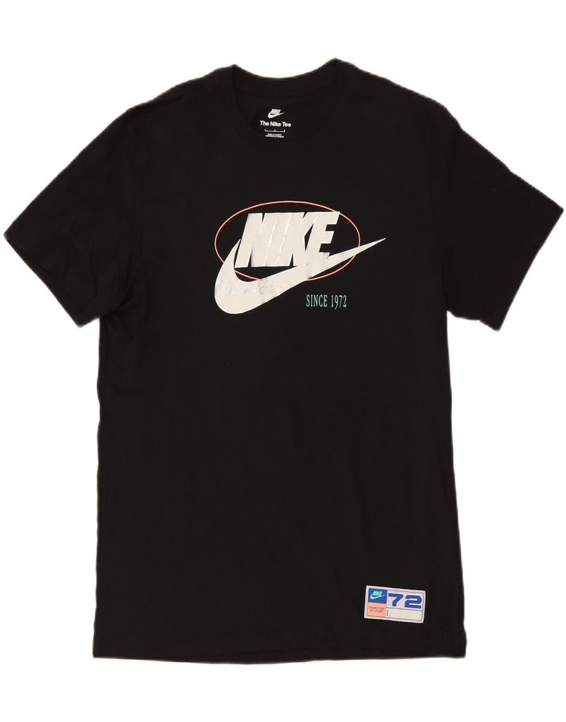 NIKE Mens Graphic T-Shirt Top Large Black Cotton Vintage Nike and Second-Hand Nike from Messina Hembry 