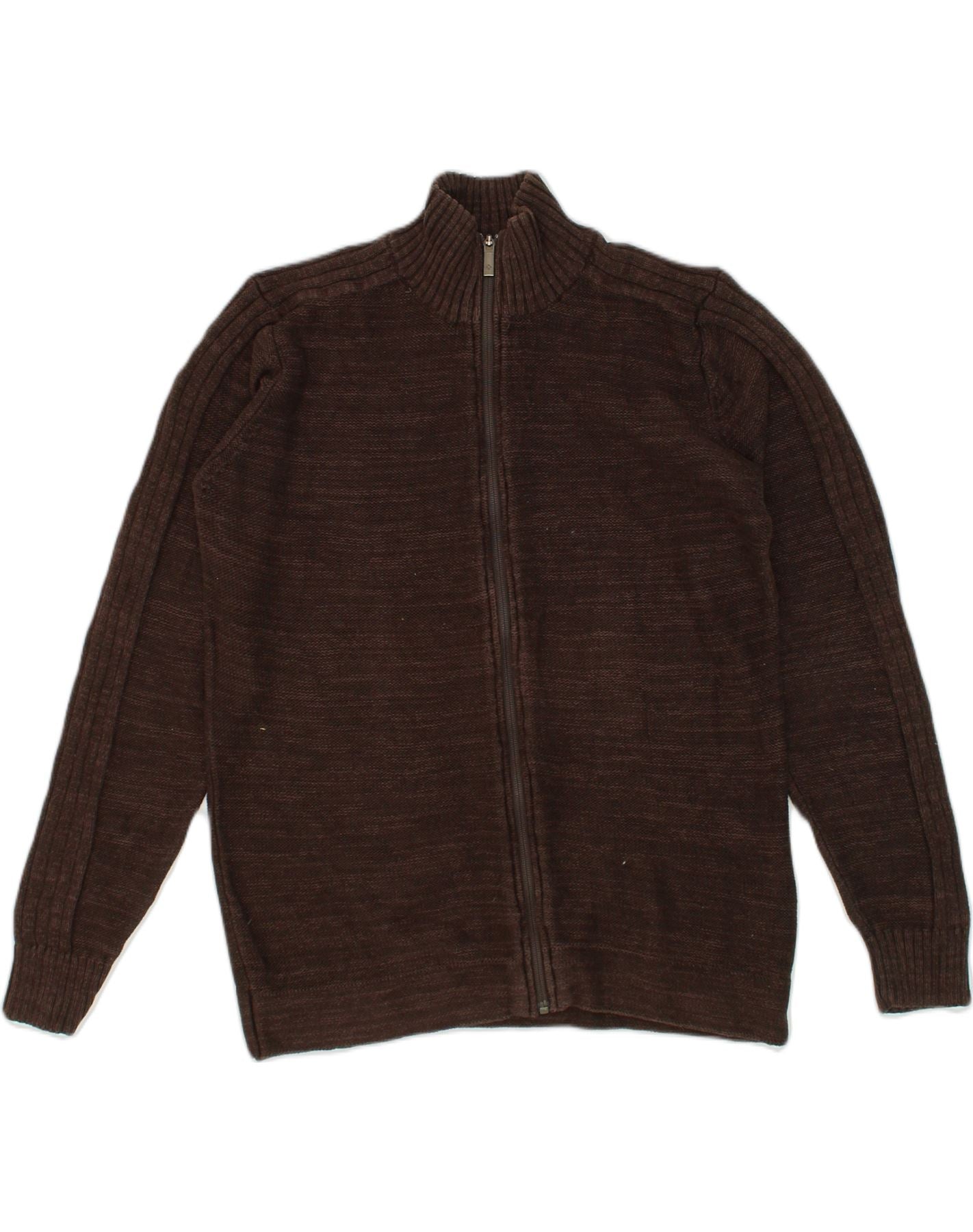 COLUMBIA Herre cardigan sweater Medium Brun Bomuld | Vintage Columbia | Sparsommelighed | Brugt Columbia | Brugt tøj | Messina Hembry