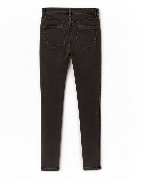 Jack Wills Womens Aimie Skinny Jeans W26 L30 Black Cotton