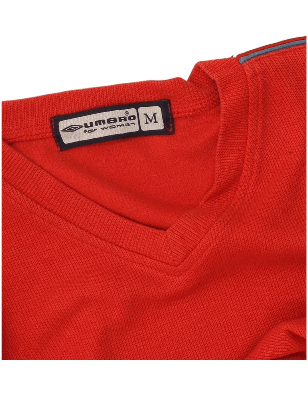 UMBRO Womens Top Long Sleeve UK 14 Medium Red