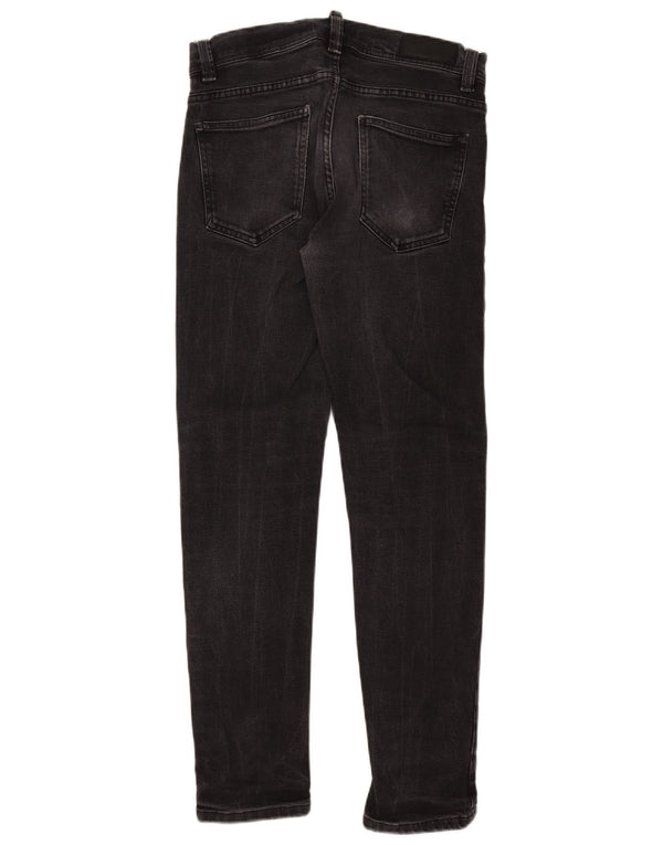Zara Mens Slim Jeans EU 40 Medium W31 L30 Black Cotton