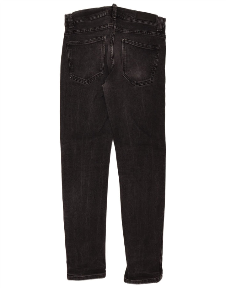 Zara Mens Slim Jeans EU 40 Medium W31 L30 Black Cotton
