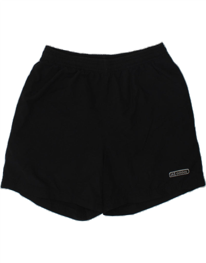 ADIDAS Boys Sport Shorts 13-14 Years Black Polyester | Vintage Adidas | Thrift | Second-Hand Adidas | Used Clothing | Messina Hembry 