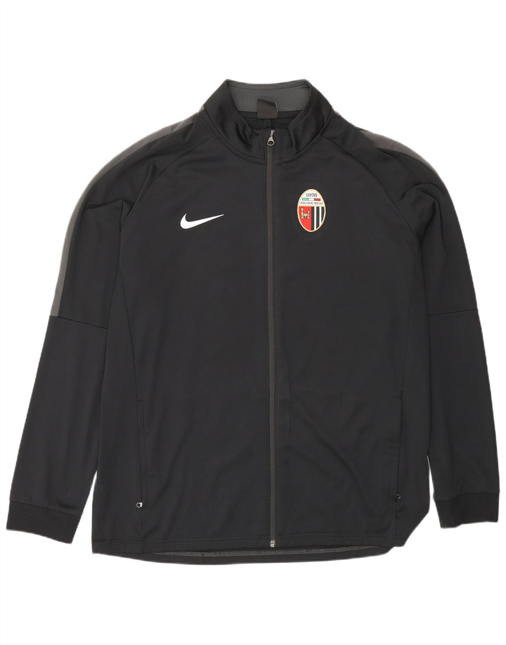 Nike Mens Graphic Tracksuit Top Jacket XL Black Colourblock Polyester