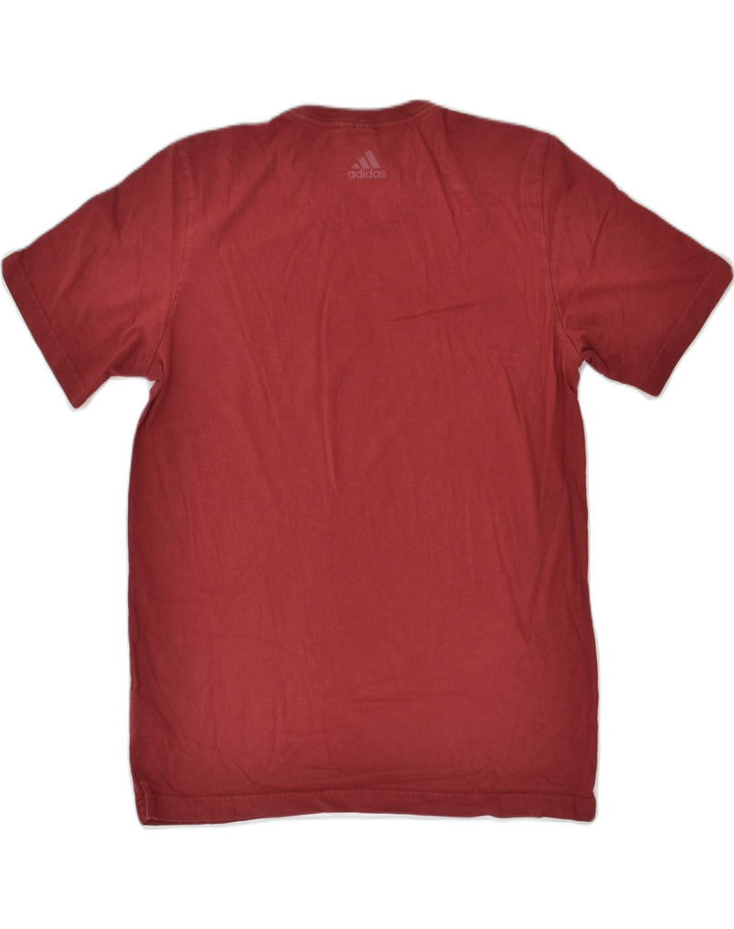 ADIDAS Mens Graphic T-Shirt Top Medium Red Cotton | Vintage Adidas | Thrift | Second-Hand Adidas | Used Clothing | Messina Hembry 