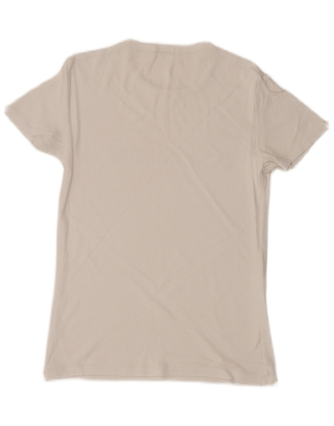 BENETTON Womens Graphic T-Shirt Top UK 8 Small White