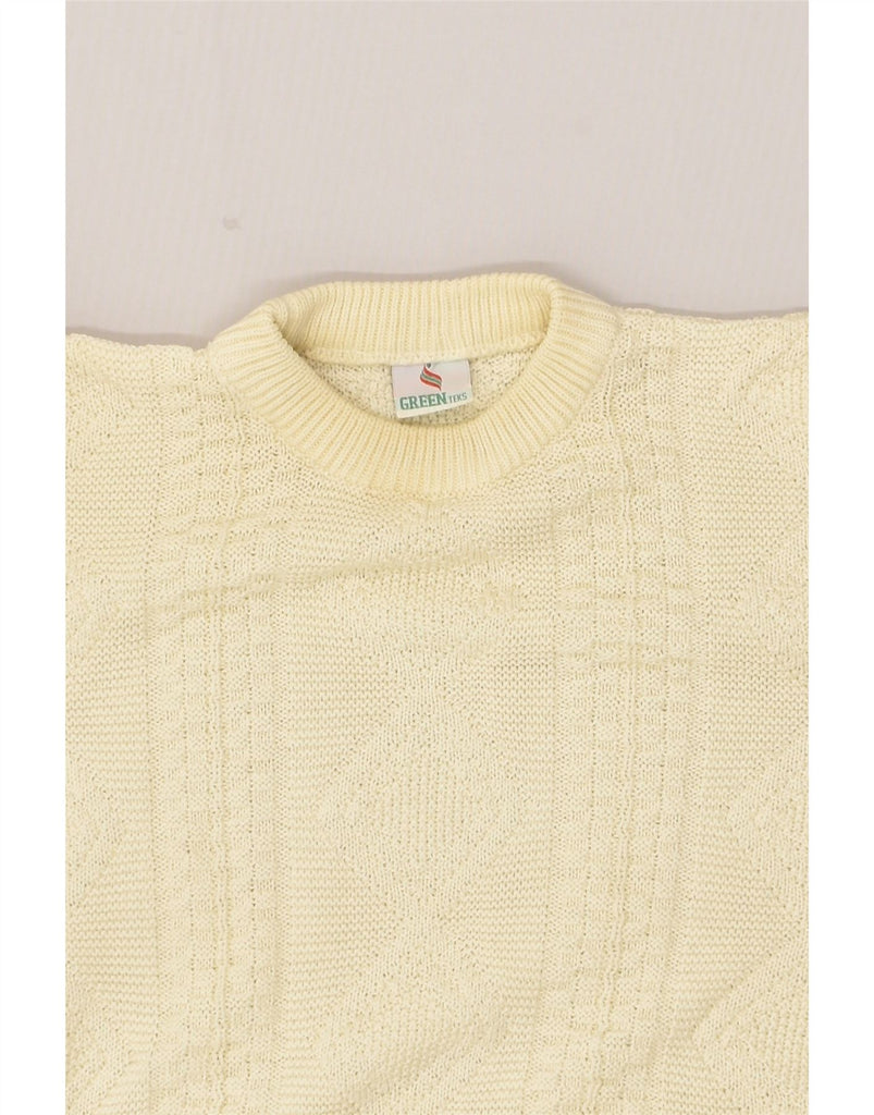 VINTAGE Womens Crew Neck Jumper Sweater UK 18 XL Off White | Vintage Vintage | Thrift | Second-Hand Vintage | Used Clothing | Messina Hembry 