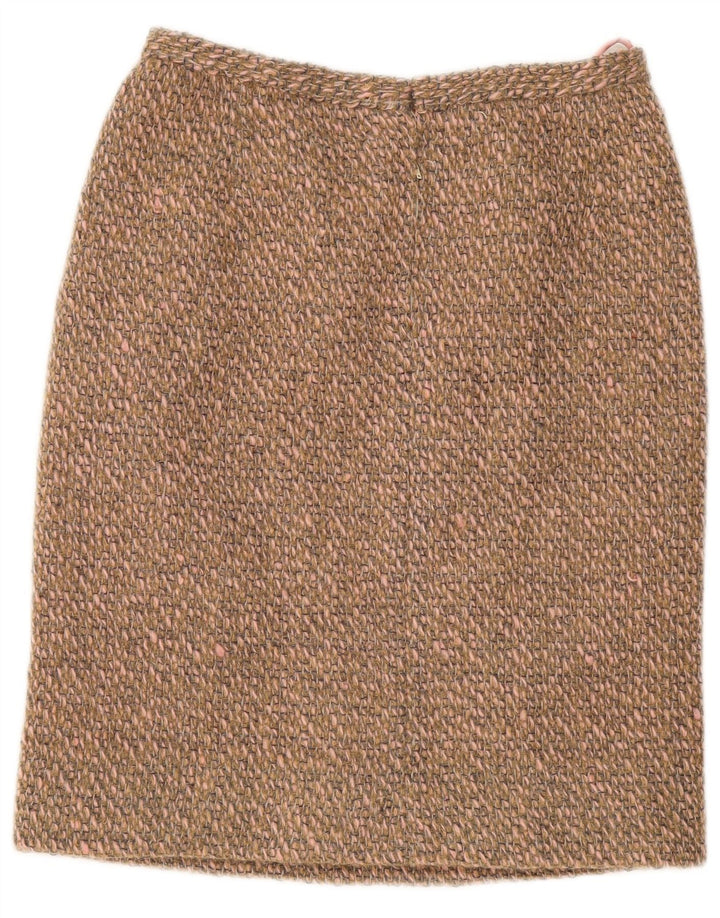 Vintage Womens Pencil Skirt W30 Medium Brown