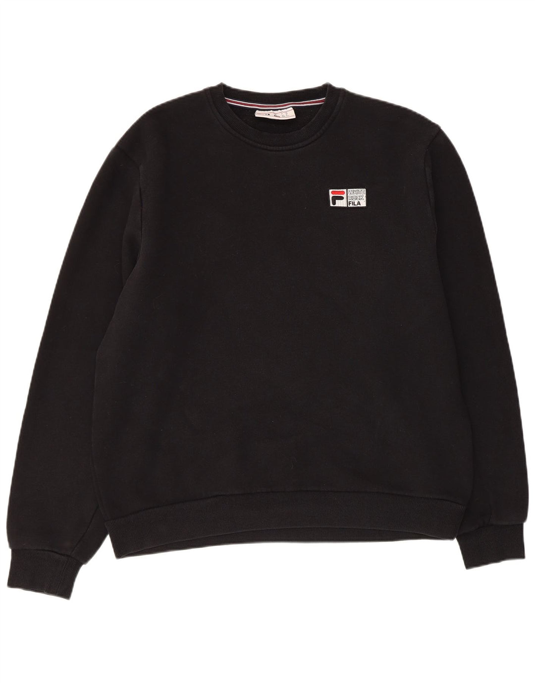 FILA Mens Graphic Sweatshirt Jumper Medium Black Cotton
