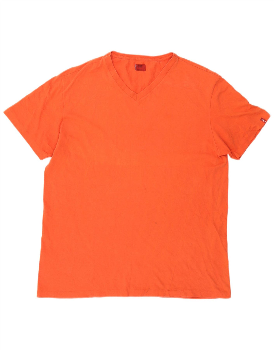 Levi's Mens T-Shirt Top XL Orange
