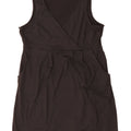 EDDIE BAUER Womens Sleeveless Sheath Dress UK 18 XL Black Polyester