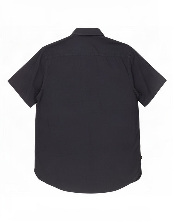 Timberland Mens Short Sleeve Regular Fit Shirt Medium Navy Blue Cotton