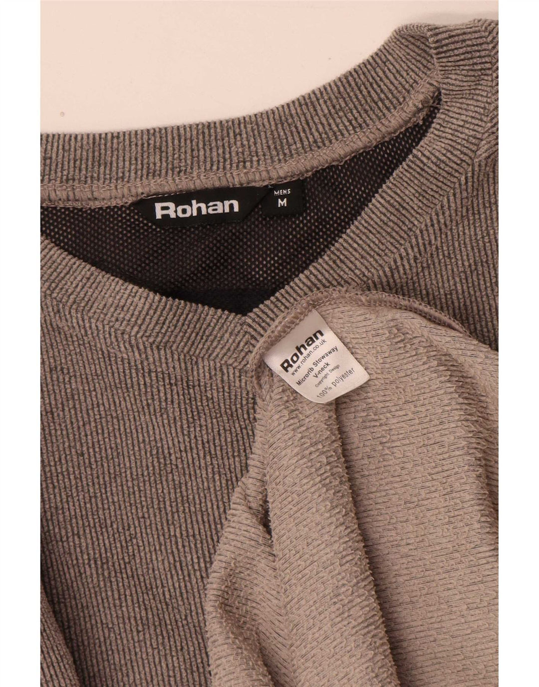 Rohan Mens Top Long Sleeve Medium Grey Polyester