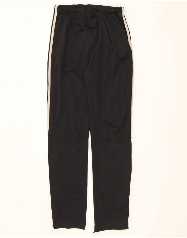 Adidas Boys Climalite Tracksuit Trousers 15-16 Years Black Polyester