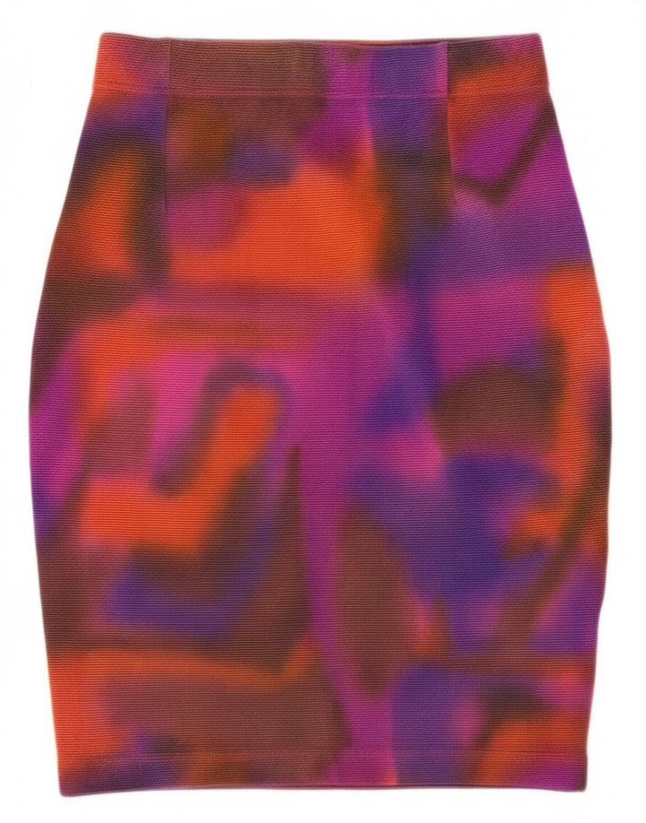 Atos Lombardini Womens Pencil Skirt Small W26 Multicoloured Tie Dye