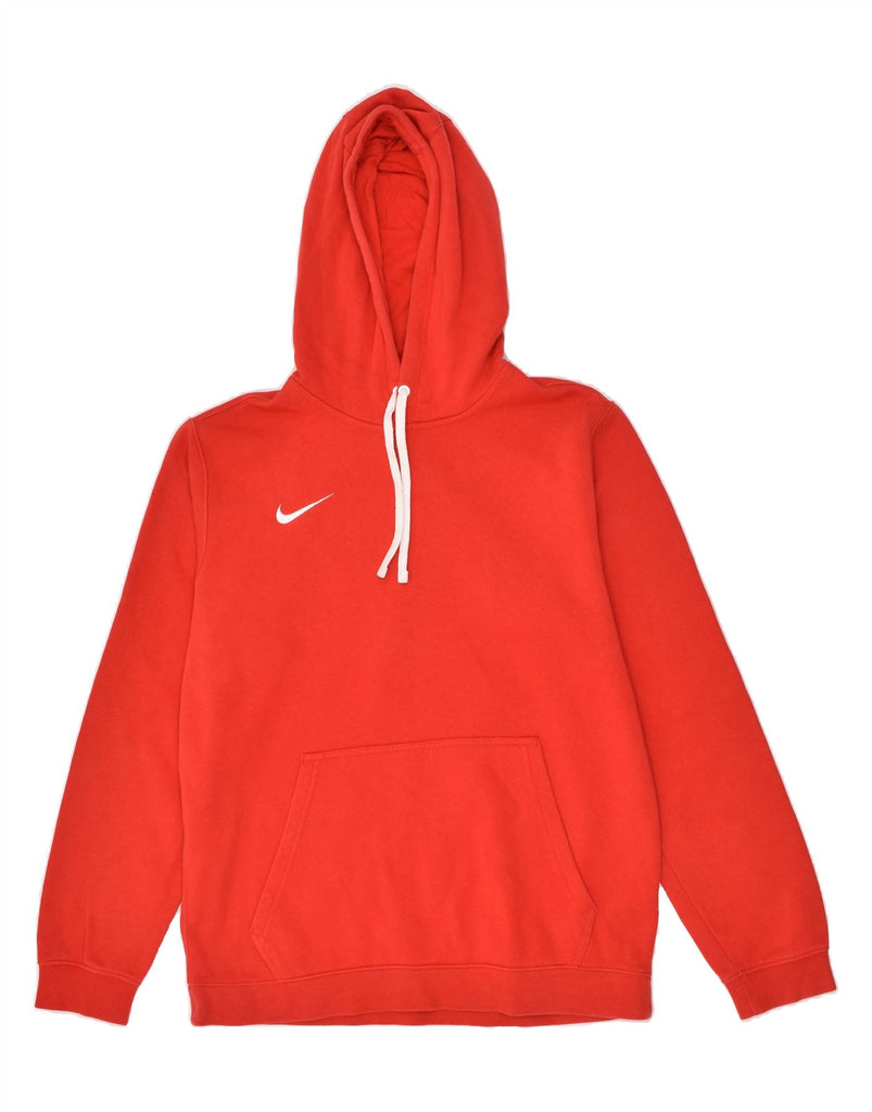 NIKE Mens Hoodie Jumper Medium Red Cotton | Vintage Nike | Thrift | Second-Hand Nike | Used Clothing | Messina Hembry 