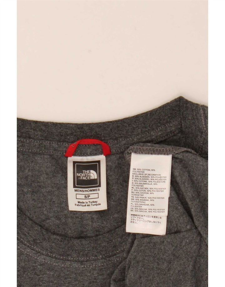 The North Face Mens Graphic T-Shirt Top Small Grey Cotton