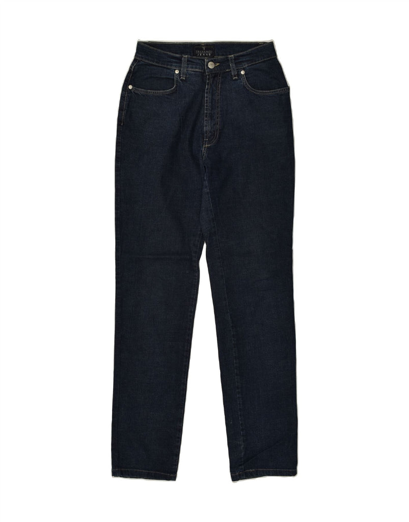 TRUSSARDI Womens Slim Jeans W27 L31 Navy Blue | Vintage Trussardi | Thrift | Second-Hand Trussardi | Used Clothing | Messina Hembry 