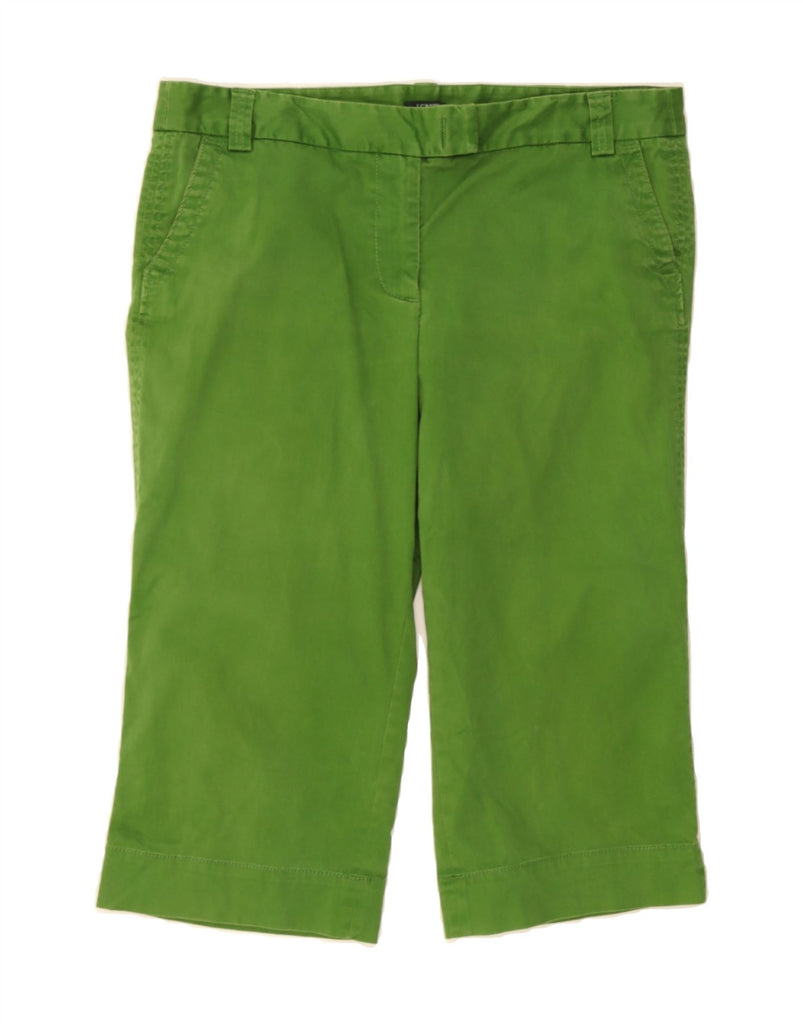 J. CREW Womens Favorite Fit Straight Capri Trousers US 14 XL W36 L20 Green Vintage J. Crew and Second-Hand J. Crew from Messina Hembry 
