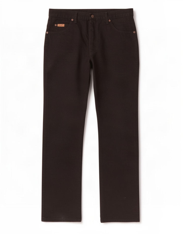 Wrangler Mens Texas Straight Jeans W34 L32 Black