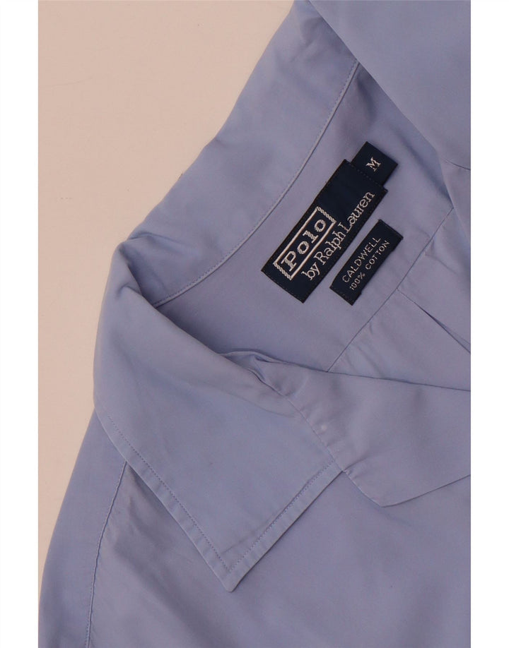 Polo Ralph Lauren Mens Short Sleeve Shirt Medium Blue Cotton