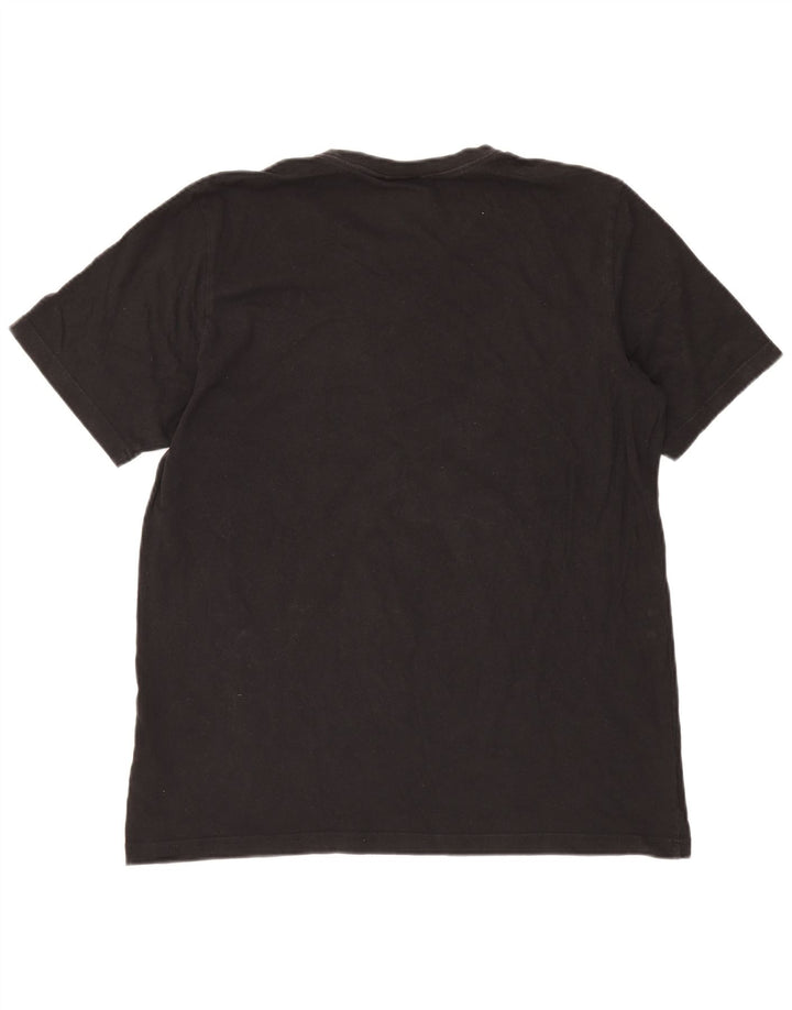 Adidas Mens Graphic T-Shirt Top Large Black Cotton