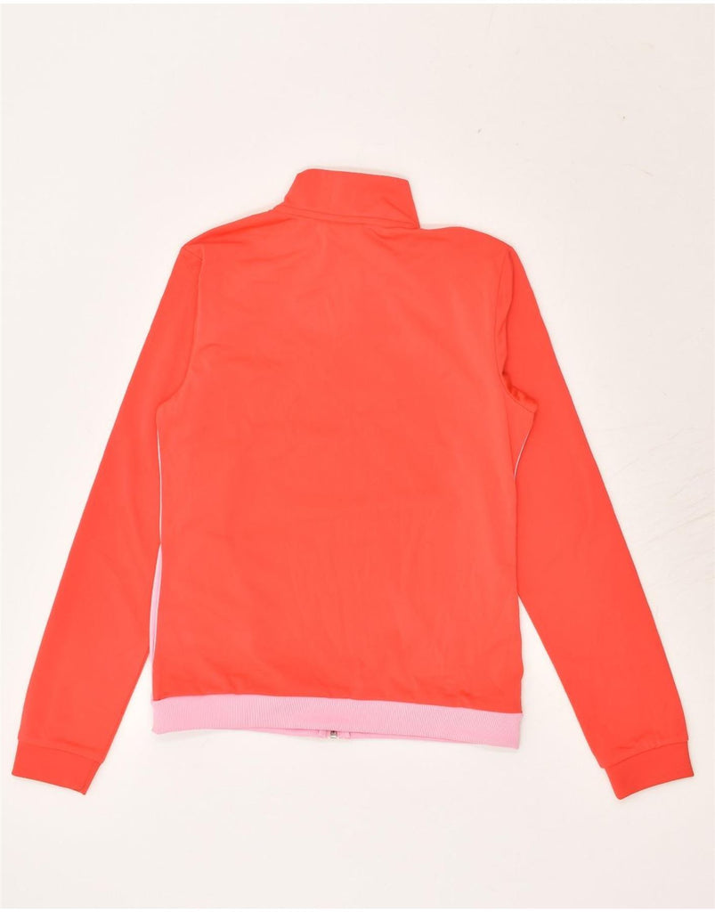 PUMA Girls Tracksuit Top Jacket 13-14 Years Red Colourblock Polyester | Vintage Puma | Thrift | Second-Hand Puma | Used Clothing | Messina Hembry 