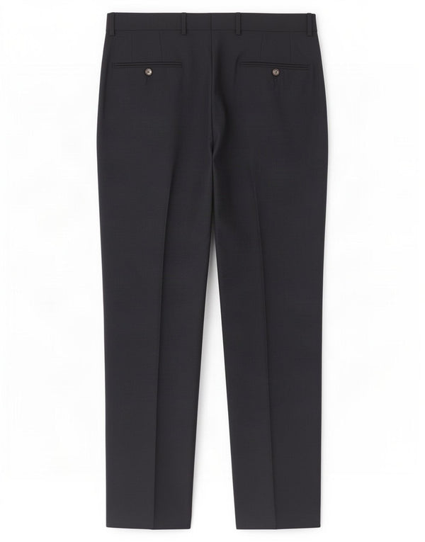 Joop Mens Straight Suit Trousers IT 48 Medium W32 L30 Navy Blue Virgin Wool