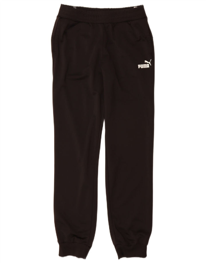 Puma Mens Tracksuit Trousers Joggers Small  Black Polyester