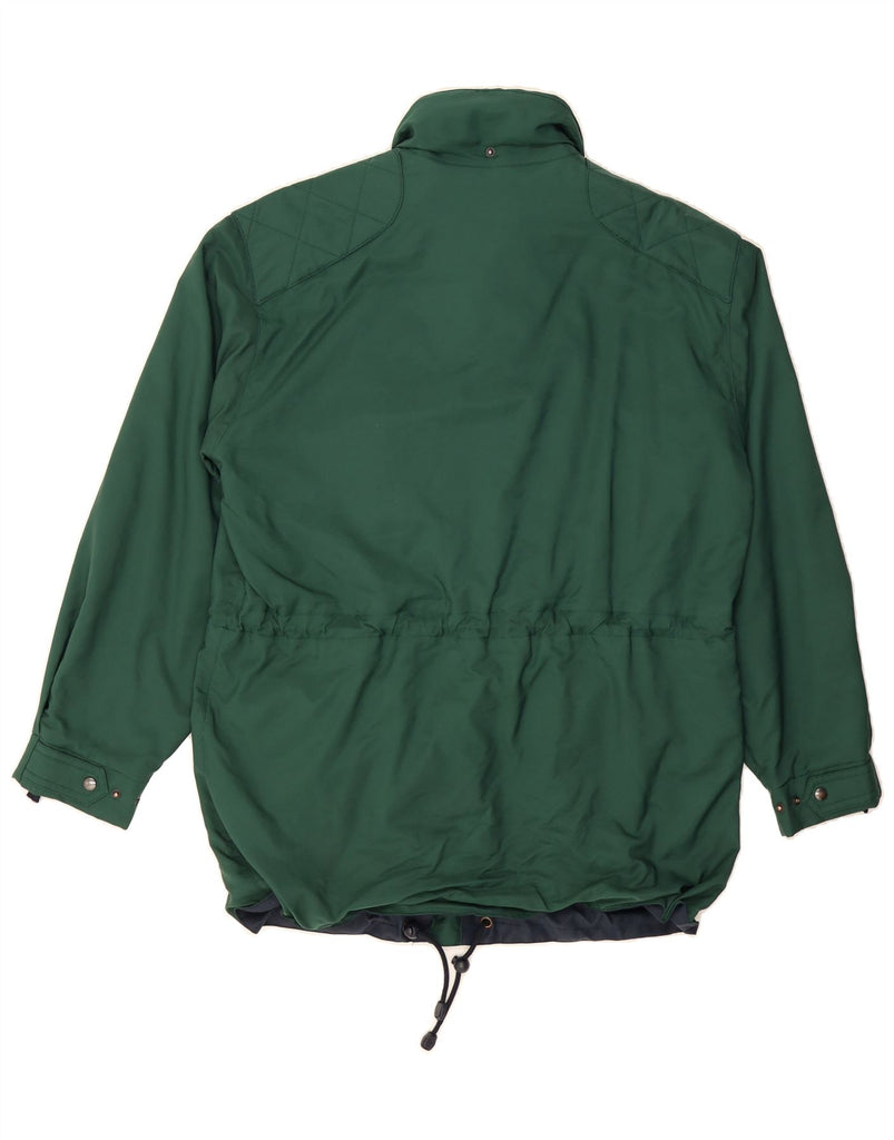 VINTAGE Mens Raincoat IT 50 Large Green Polyester Vintage Vintage and Second-Hand Vintage from Messina Hembry 