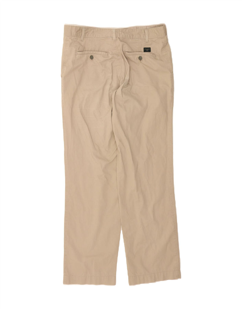 DOCKERS Mens Straight Chino Trousers W36 L34 Beige Vintage Dockers and Second-Hand Dockers from Messina Hembry 