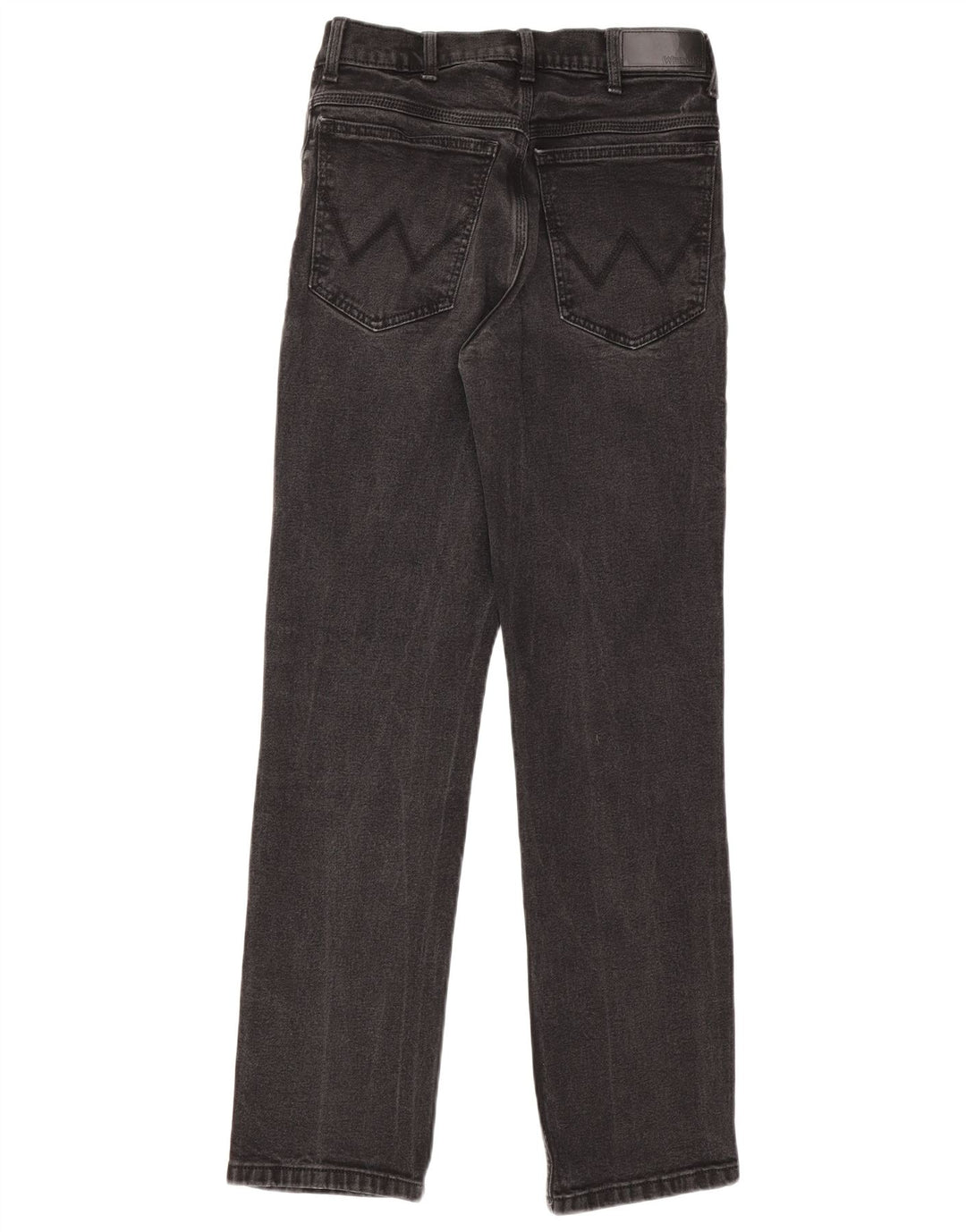 Wrangler Mens Straight Jeans W31 L32 Black Cotton