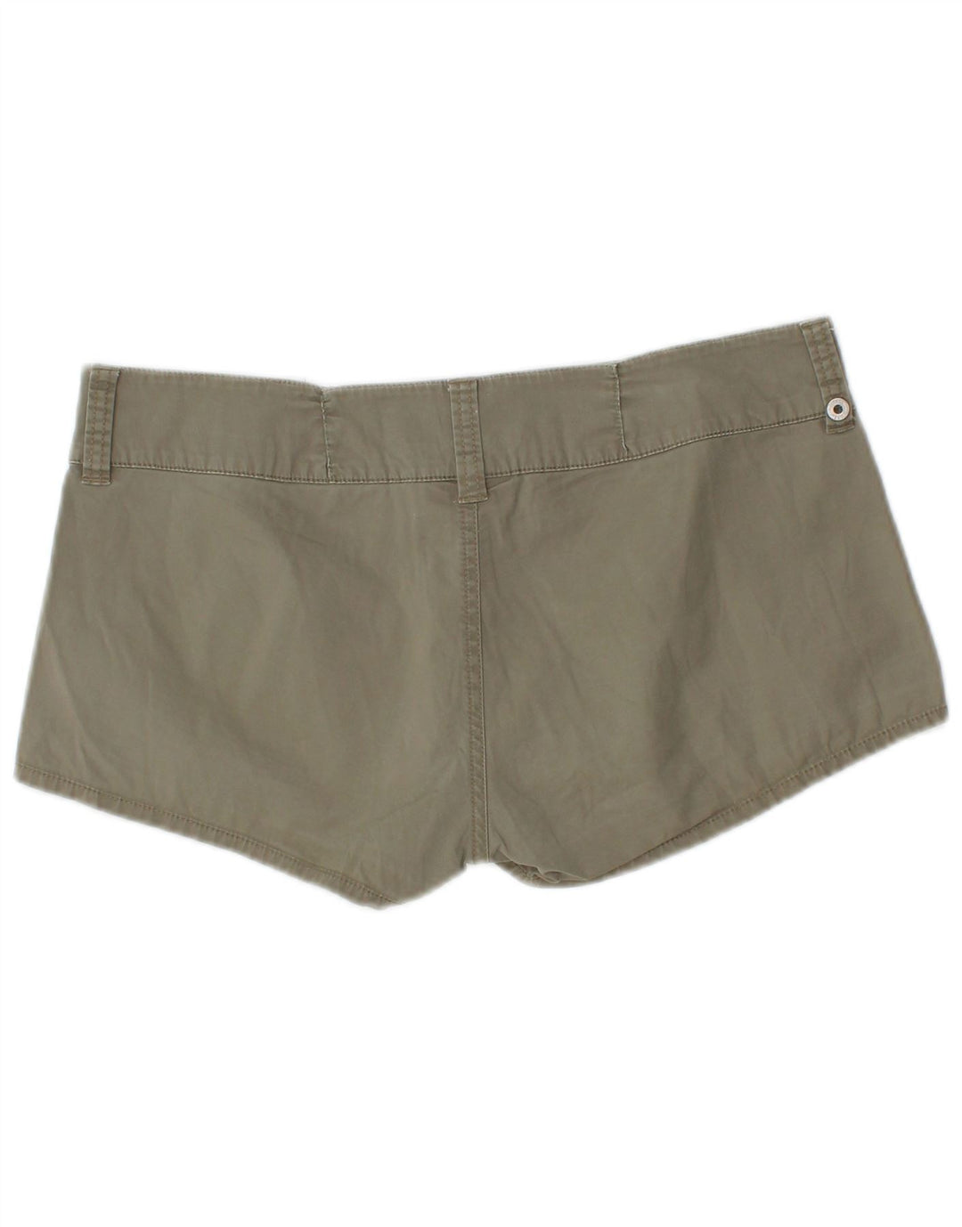 DIESEL Womens Hot Pants W29 Medium Khaki Cotton