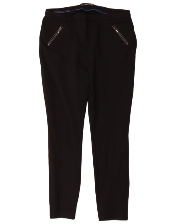 Marks & Spencer Womens Skinny Casual Trousers UK 14 Large W32 L29 Black