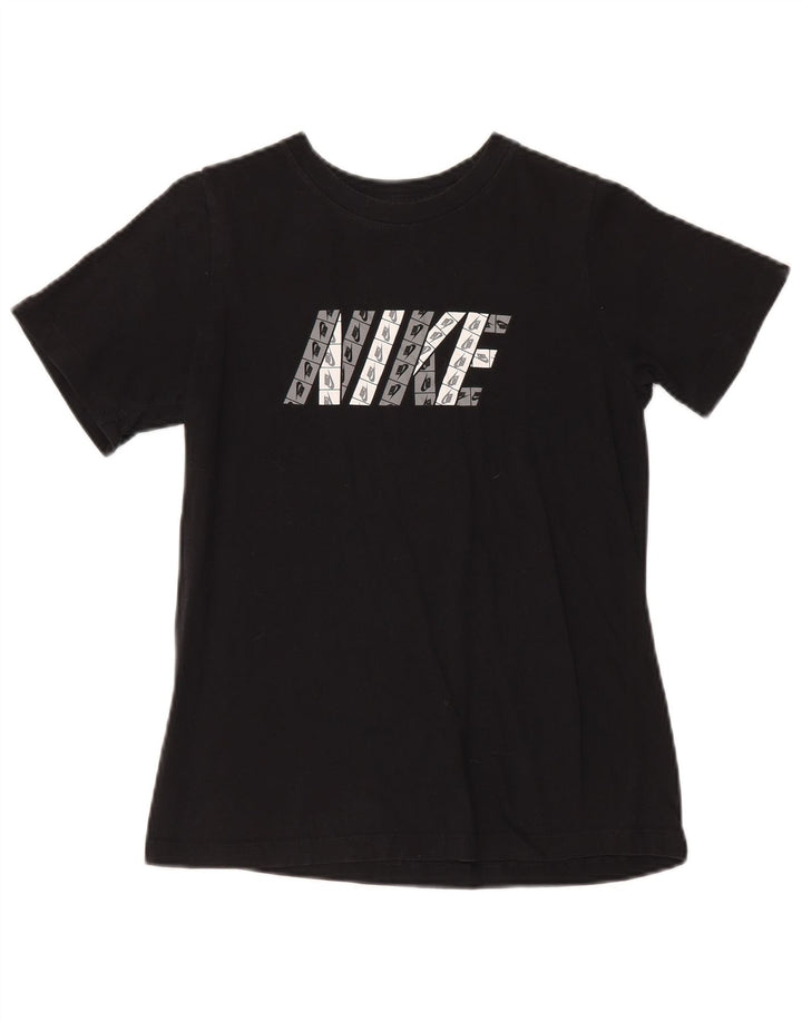 Nike Womens Graphic T-Shirt Top UK 14 Large Black