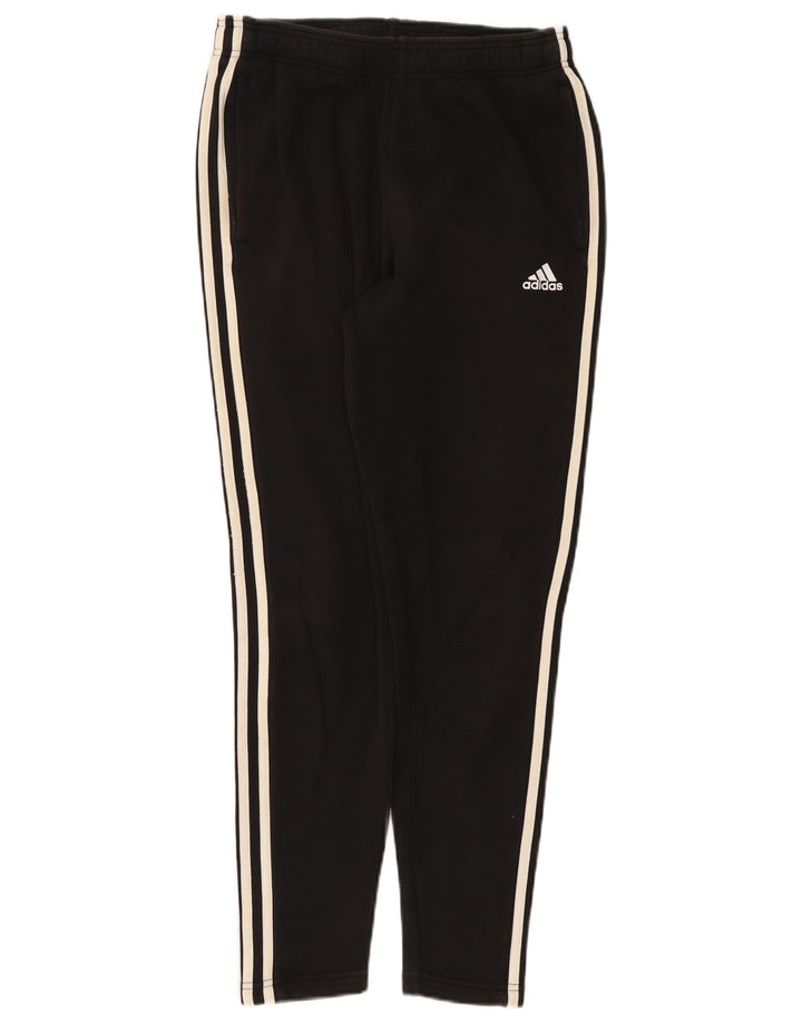 Adidas Mens Tracksuit Trousers Medium Black Cotton