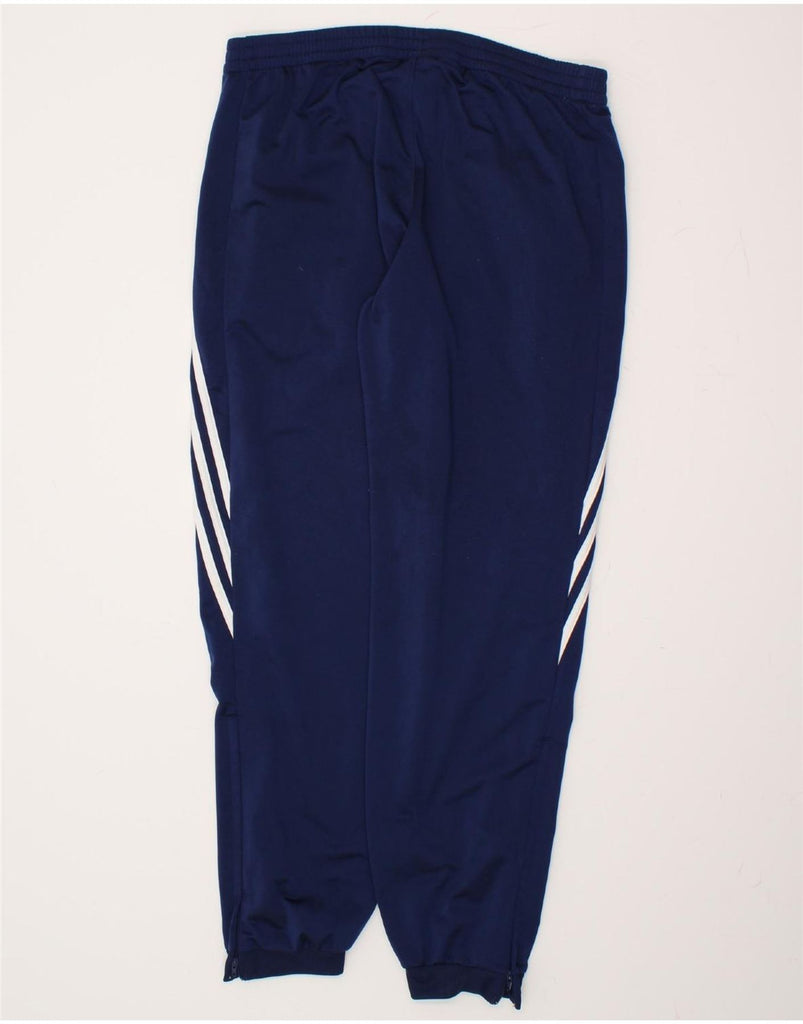 ADIDAS Mens Tracksuit Trousers Joggers Large Navy Blue Polyester | Vintage Adidas | Thrift | Second-Hand Adidas | Used Clothing | Messina Hembry 