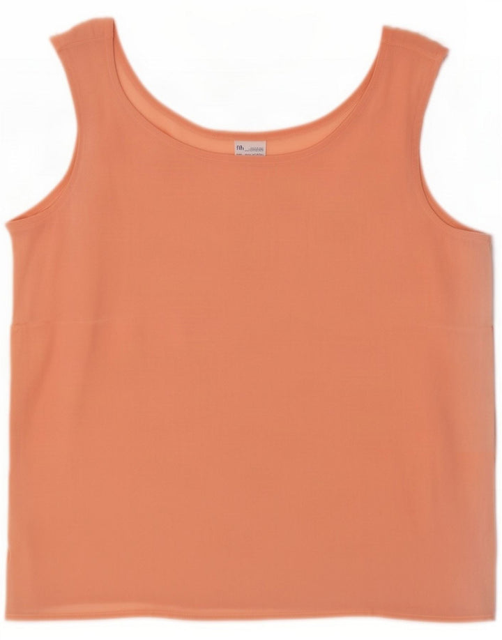 Vintage Womens Vest Top IT 44 Medium Pink
