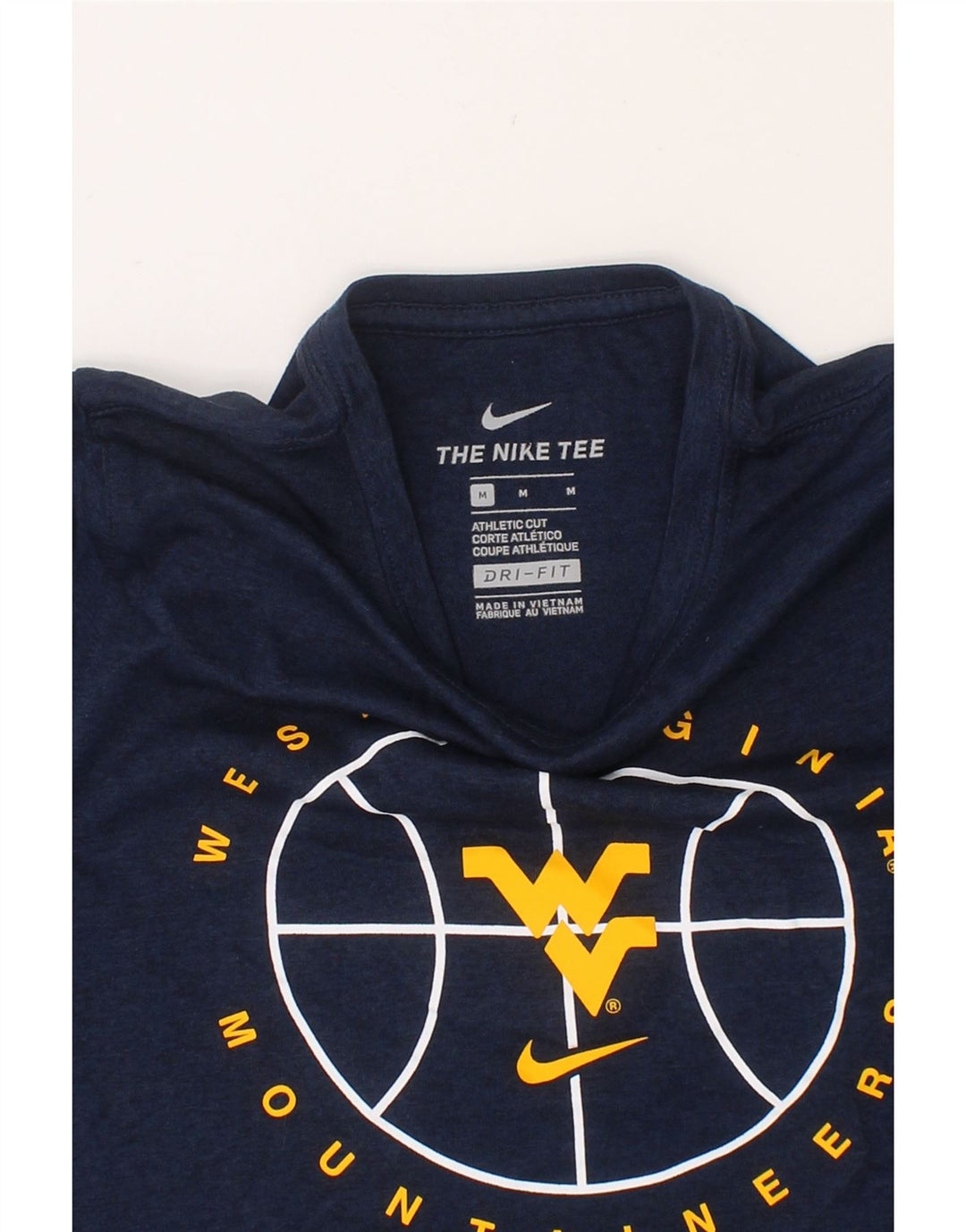 NIKE Boys Athletic Cut Graphic T-Shirt Top 10-11 Years Medium Navy Blue Vintage Nike and Second-Hand Nike from Messina Hembry 