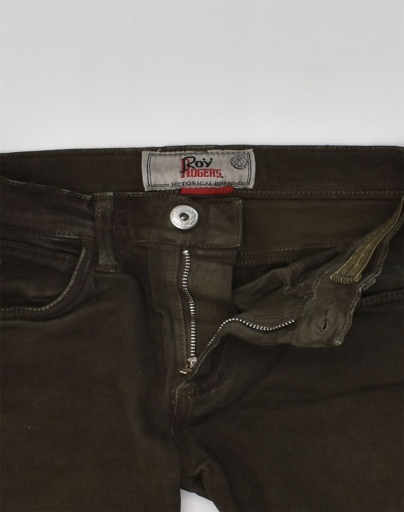 ROY ROGERS Boys Slim Jeans 7-8 Years W24 L24 Khaki Cotton | Vintage Roy Rogers | Thrift | Second-Hand Roy Rogers | Used Clothing | Messina Hembry 