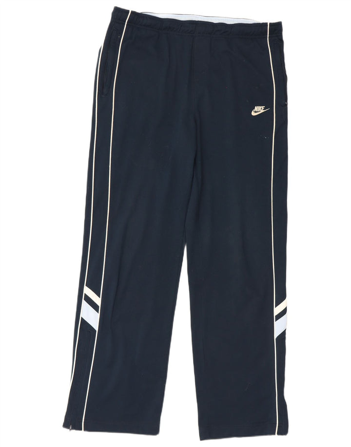 Nike Mens Tracksuit Trousers Large Navy Blue Polyester