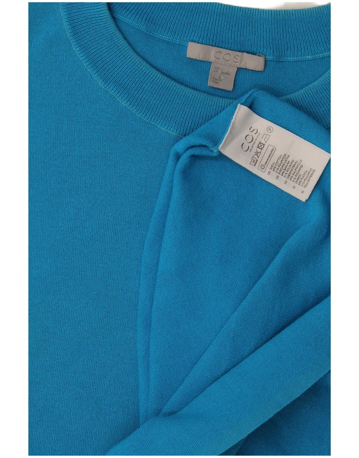 Cos Mens Loose Fit T-Shirt Top Small Blue Cotton