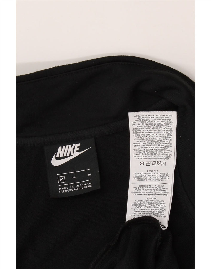NIKE Mens Tracksuit Top Jacket Medium Black Polyester Vintage Nike and Second-Hand Nike from Messina Hembry 