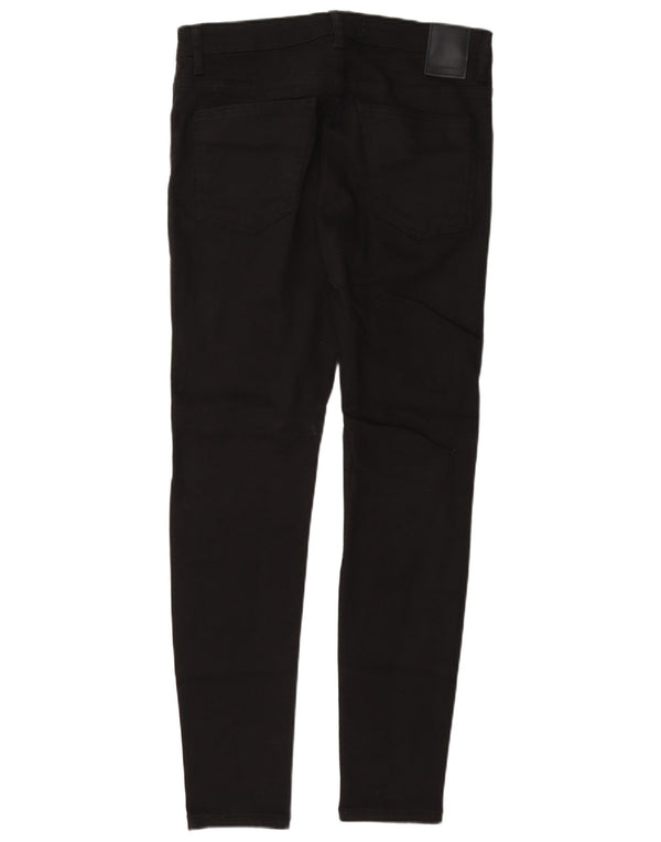 Zara Mens Skinny Jeans EU 40 Medium W31 L29 Black Cotton