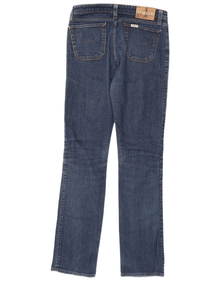 Jeckerson Mens Slim Jeans W31 L34 Blue Cotton