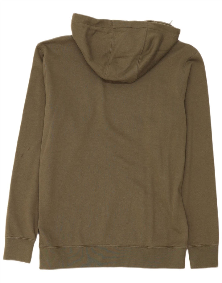 Vans Mens Graphic Hoodie Jumper Small Khaki Cotton