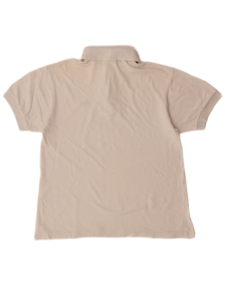 Lacoste Boys Polo Shirt 13-14 Years White Cotton