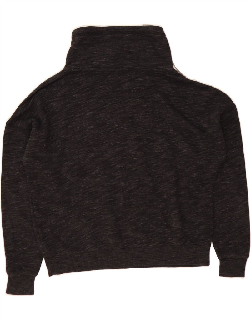 REEBOK Womens Oversized Sweatshirt Jumper UK 12/14 Medium Grey Flecked Vintage Reebok and Second-Hand Reebok from Messina Hembry 