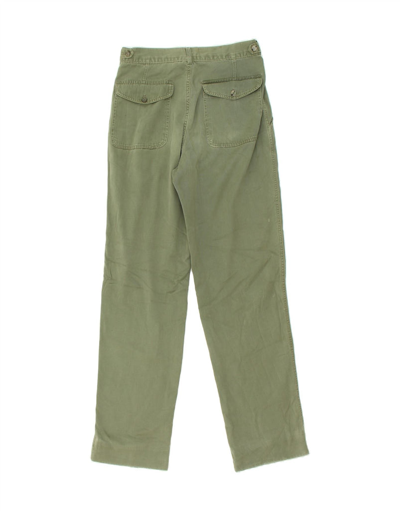 HENRY COTTONS Mens Pegged Casual Trousers IT 48 Medium W28 L33  Green | Vintage Henry Cottons | Thrift | Second-Hand Henry Cottons | Used Clothing | Messina Hembry 