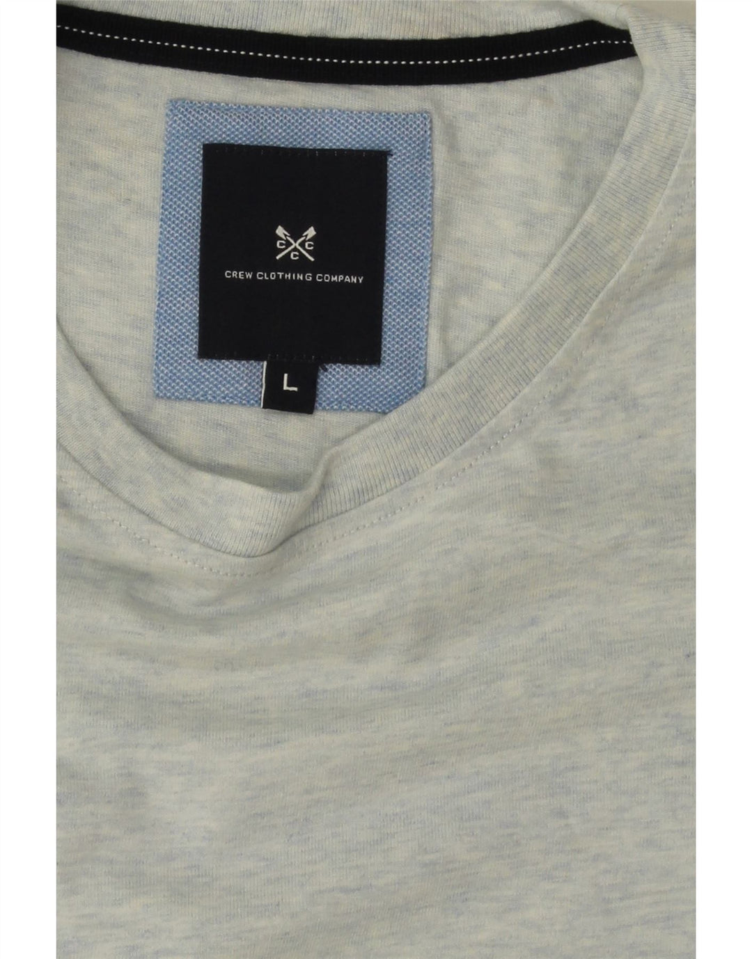 CREW CLOTHING Mens T-Shirt Top Large Grey Cotton Vintage Crew Clothing and Second-Hand Crew Clothing from Messina Hembry 